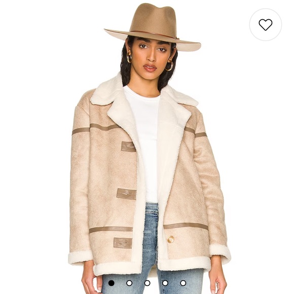 NWT Kinsley Faux Shearling Coat - Picture 1 of 10